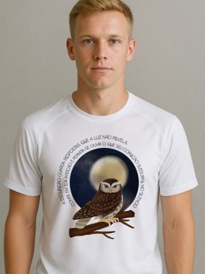 Camiseta Vôo do Coração Ricco Valdéz - Coruja