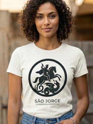Camiseta São Jorge Feminina