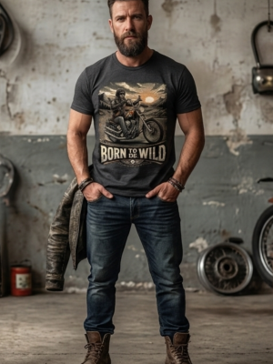 Camiseta Born to be Wild Masculino