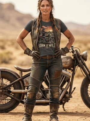 Camiseta Born to be Wild Feminino