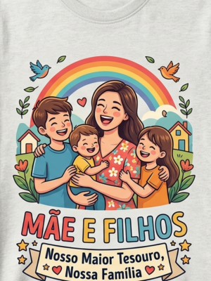 Camiseta Mãe e Filhos