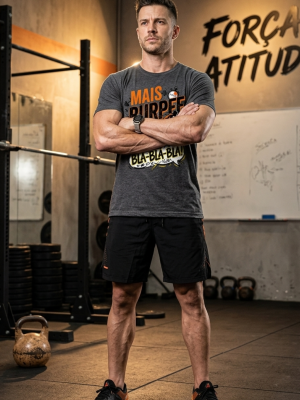 Camiseta Dryfit Mais Burpee Menos Blá Blá Blá Masculino