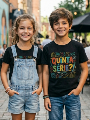 Camiseta Quinta Série Jovem e Infantil
