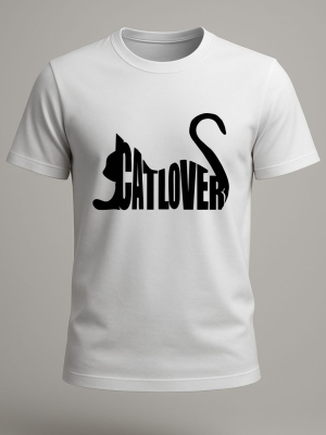 Camiseta Cat Lover Feminina e Masculina | Presente para Amantes de Gatos
