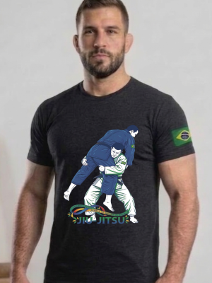 Camiseta Algodão Jiu-Jitsu Baiana Masc