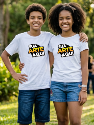 Camiseta Personalizada Sua Arte Aqui Jovem